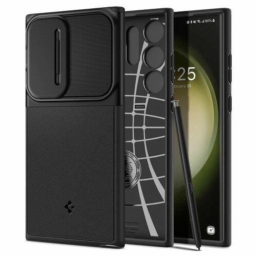 Чехол SPIGEN для Galaxy S23 Ultra - Optik Armor - Черный - ACS05639