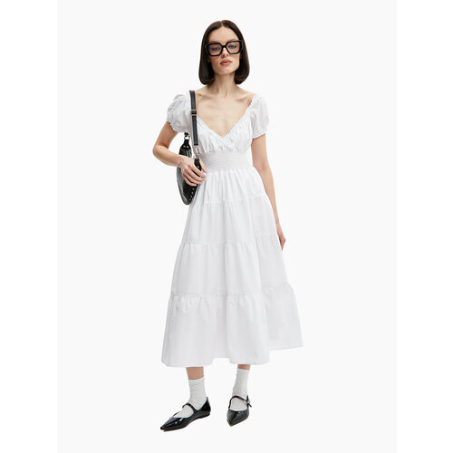 Платье TOPTOP, размер XS/S, белый шуба toptop studio размер xs s белый