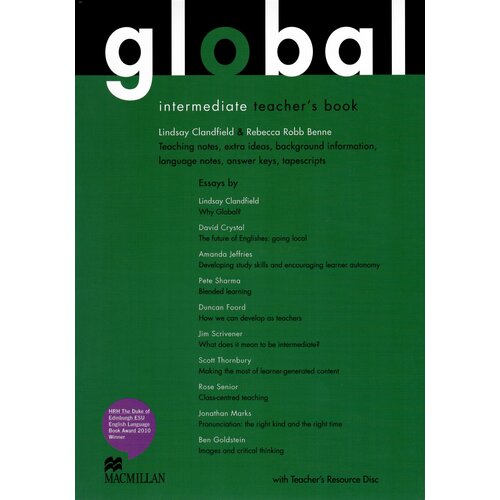Global Intermediate Teacher's Book with Resource CD Pack