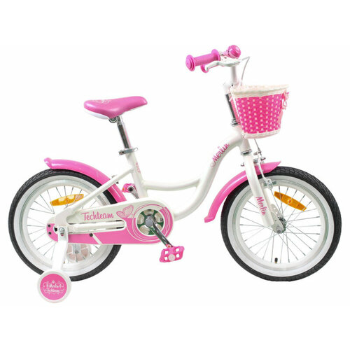 Детский велосипед Techteam TechTeam Merlin 16 год 2024 цвет Белый-Розовый 1135000₽