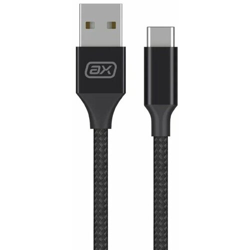 Кабель Axxa (7264) USB-C, 1 м, черный