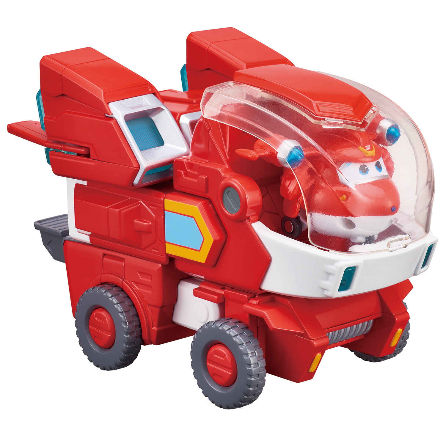 Игрушка Super Wings Костюм трансформера с фигуркой Джетта мини EU750321