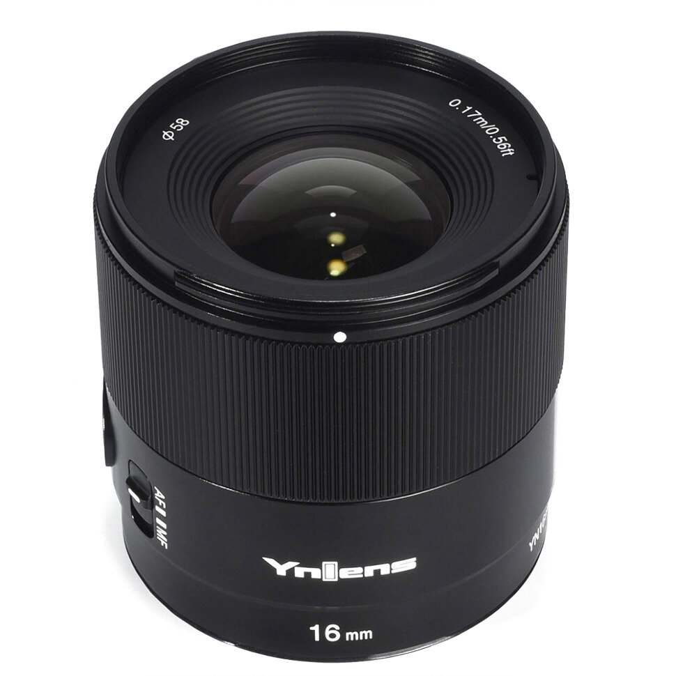 Объектив YongNuo YN16mm F1.8S DA DSM E-mount