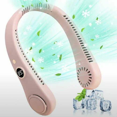 Вентилятор беспроводной нашейный 5 скоростейпортативный шейный вентилятор 175400₽