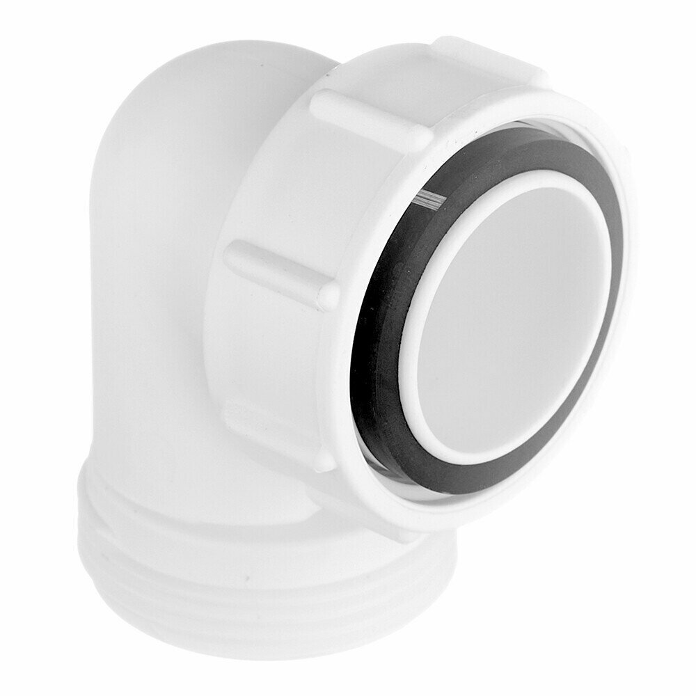 фото Отвод McAlpine 1 1/4 ВР(г) х 1 1/4 НР(ш) 90° пластиковый для внутренней канализации