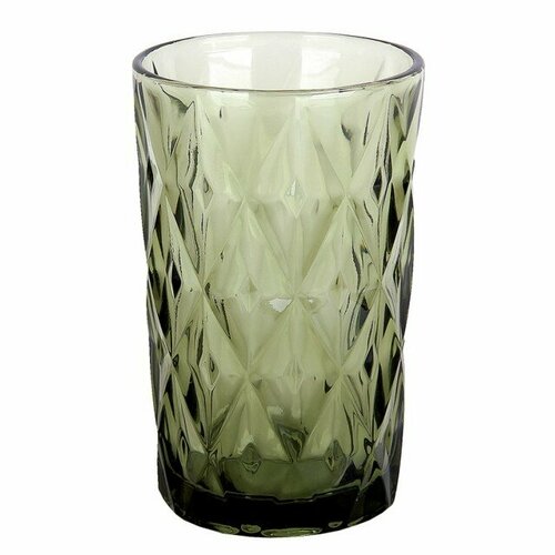 Стакан тебриз зеленый 350мл высокий стекло 1280₽
