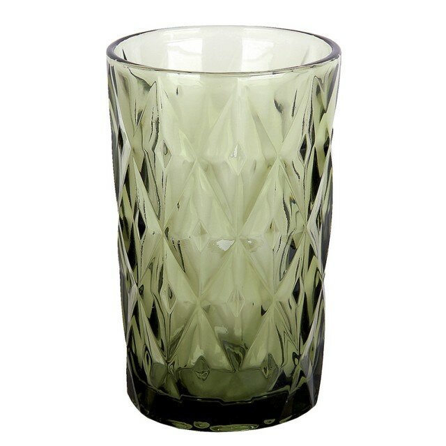 фото Стакан тебриз зеленый 350мл высокий стекло