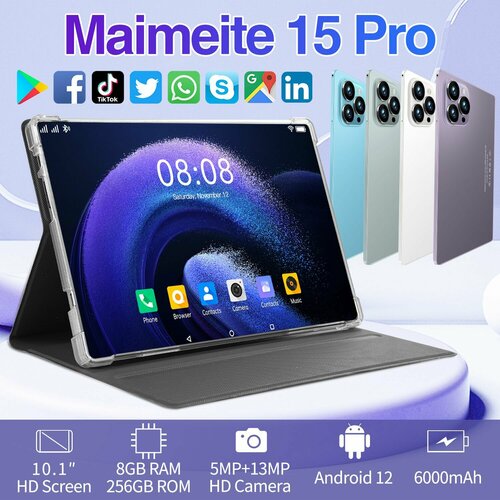 Maimeite 15 Pro планшет 2024 дюймов Android 126000 мАч8 ГБ 256 ТБ 890000₽