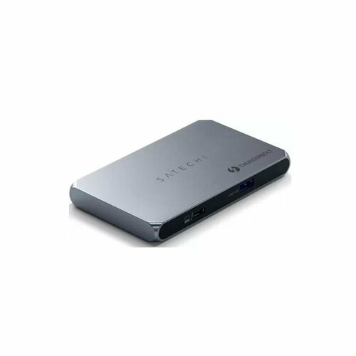 Хаб USB Satechi Thunderbolt 4 Slim Hub Pro Space Grey ST-HT4SHM-EU 26990₽