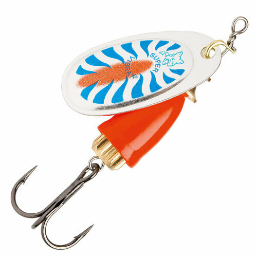 Блесна вращающаяся Mepps XD TRI FLUO Brown № 1, вес 3.0гр, длина 22 мм