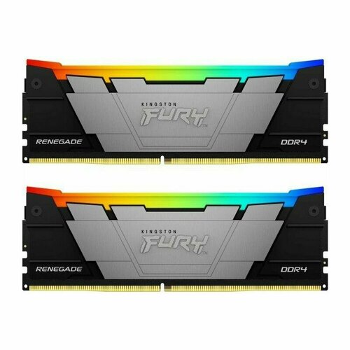 Оперативная память KINGSTON FURY Renegade RGB DIMM DDR4 16GB 2x8GB 3200 MHz KF432C16RB2AK216 7750₽
