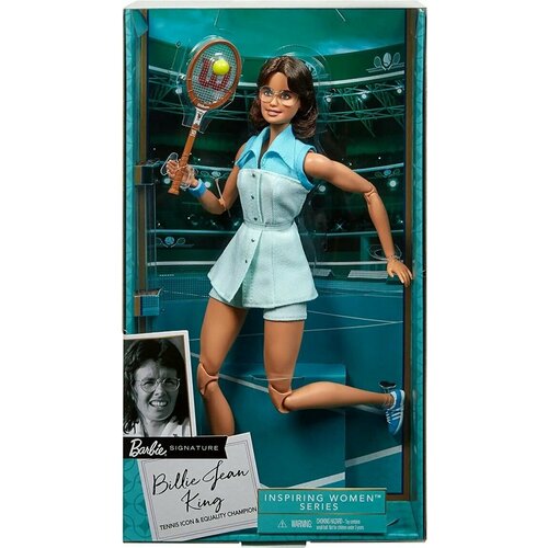 Кукла Коллекционная Barbie Inspiring Women Series Billie Jean King Collection, 29 см, GHT85