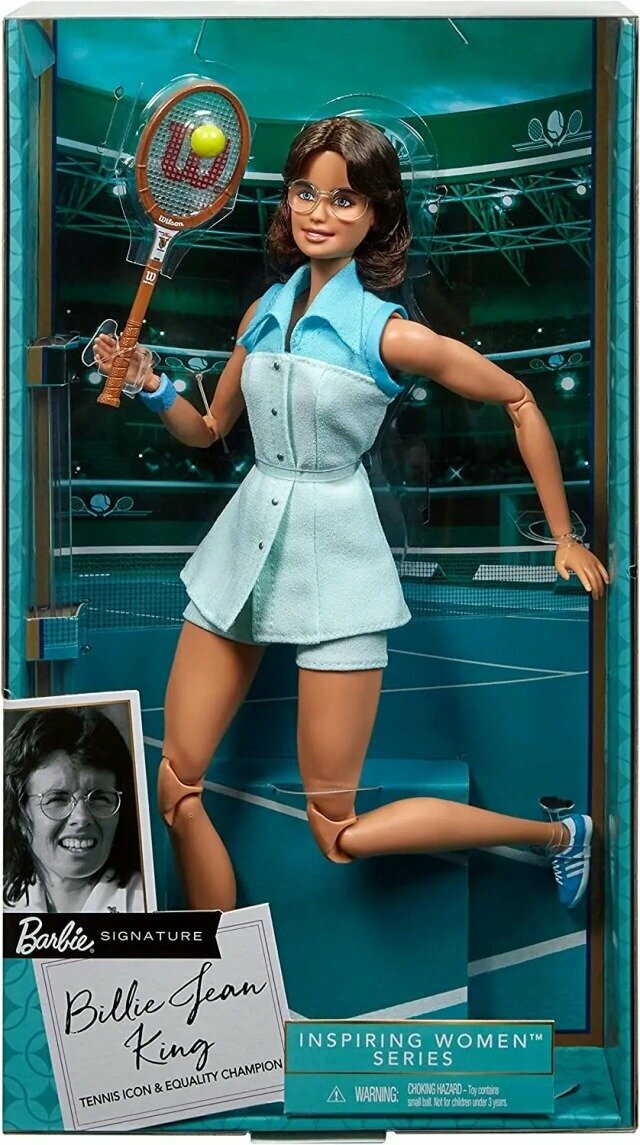 Кукла Коллекционная Barbie Inspiring Women Series Billie Jean King Collection, 29 см, GHT85