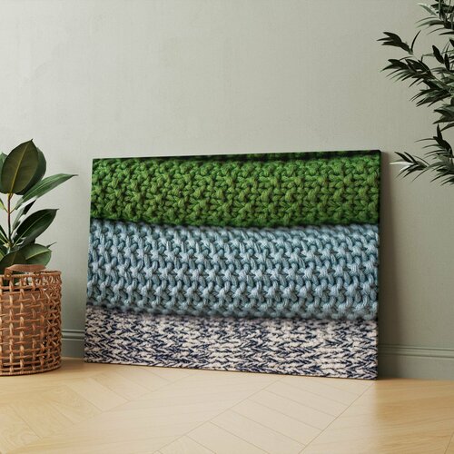 Картина на холсте (вязки ткань) 40x60 см/для интерьера/в комнату/на стену/в подарок