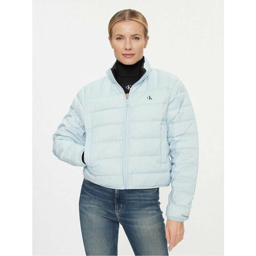 Пуховик Calvin Klein Jeans, размер XXS [INT], голубой пуховик puffer calvin klein jeans цвет ck black