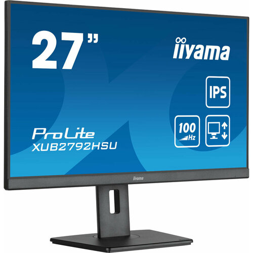 Монитор Iiyama 27 XUB2792HSU-B6 IPS FHD чер 4ms HDMI DP USB MM HAS Piv 100Hz 250cd In 2109000₽