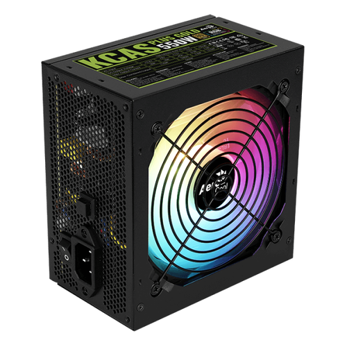 Блок питания AeroCool KCAS PLUS GOLD 550W RGB 100-240VAC Full Range APFC EU Box 7449₽