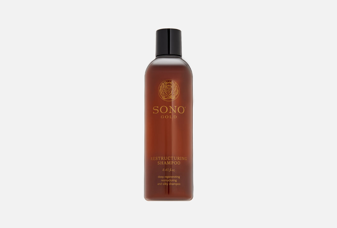 Восстанавливающий шампунь SONO, GOLD shampoo 250мл