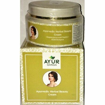 Ayurvedic Herbal BEAUTY Cream, Ayur Ganga (Аюрведический хербал крем бьюти), 30 г.