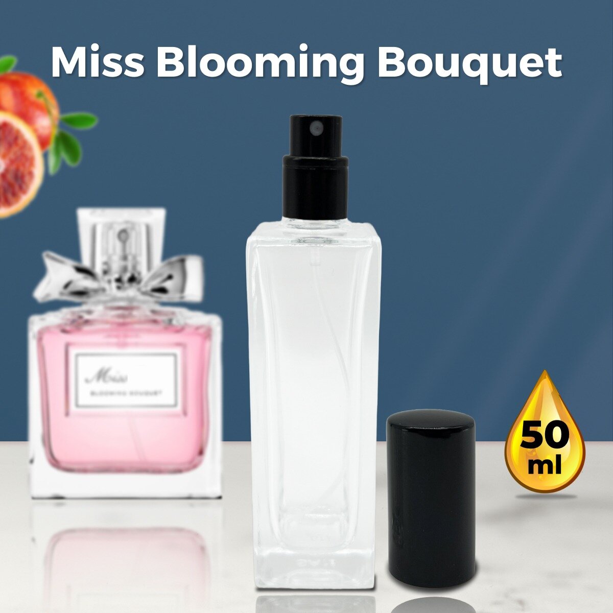 "Miss Blooming Bouquet" - Духи женские 50 мл + подарок 1 мл другого аромата