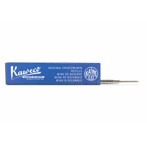 kaweco 10001673 кожаный чехол eco tender mint для двух ручек kaweco sport мятный Стержень для ручки-роллера Kaweco, G2, 0,7 мм, синий