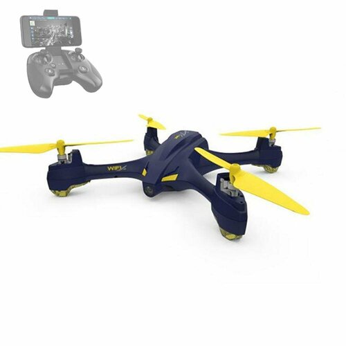 Радиоуправляемый квадрокоптер Hubsan X4 Star Pro H507A WiFi FPV RTF 2.4G - H507A+HT009 радиоуправляемый квадрокоптер hubsan h111d fpv rtf 2 4g