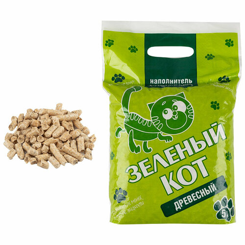 Наполнитель для кошачьего туалета древесный 5Л 2КГСПБ 656₽