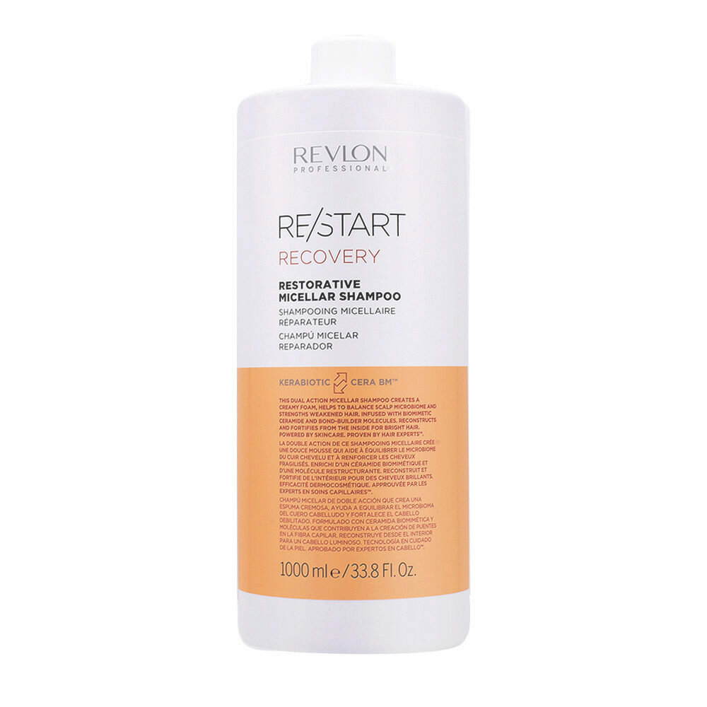 Revlon Restart Recovery Restorative Shampoo, Шампунь для восстановления волос, 1000 мл