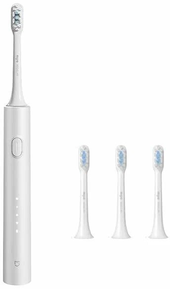 Электрическая ультразвуковая зубная щетка Mijia Sonic Electric Toothbrush T302 IPX8, серебристая