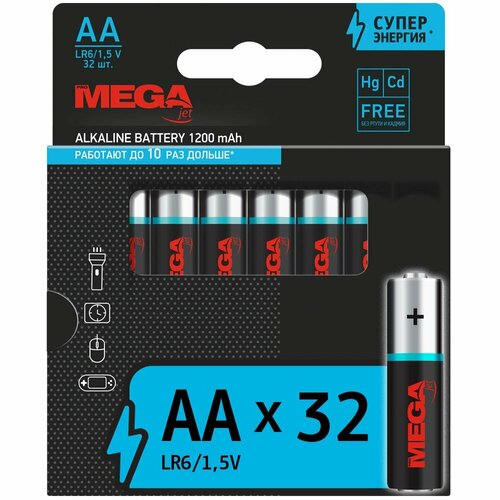 Батарейка Promega AA/LR06 уп/32шт батарейка promega aa lr06 уп 32шт