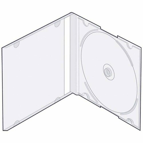 Бокс для CD/DVD дисков Slim Box, 5 шт, VS, прозрачный, CDB-sl-T5 бокс для cd dvd дисков slim box 5 шт vs прозрачный cdb sl t5