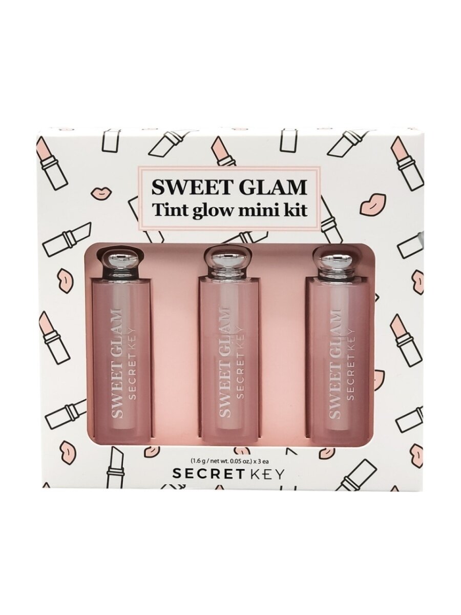 Набор мини-тинтов Secret Key Sweet Glam Tint Glow Mini Kit - фото №12