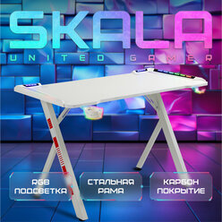 Игровой стол UNITED GAMER SKALA, RGB-подсветка, карбон