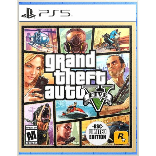 grand theft auto v ps5 русские субтитры Grand Theft Auto V (GTA): RSC Limited Edition [PS5, русские субтитры]