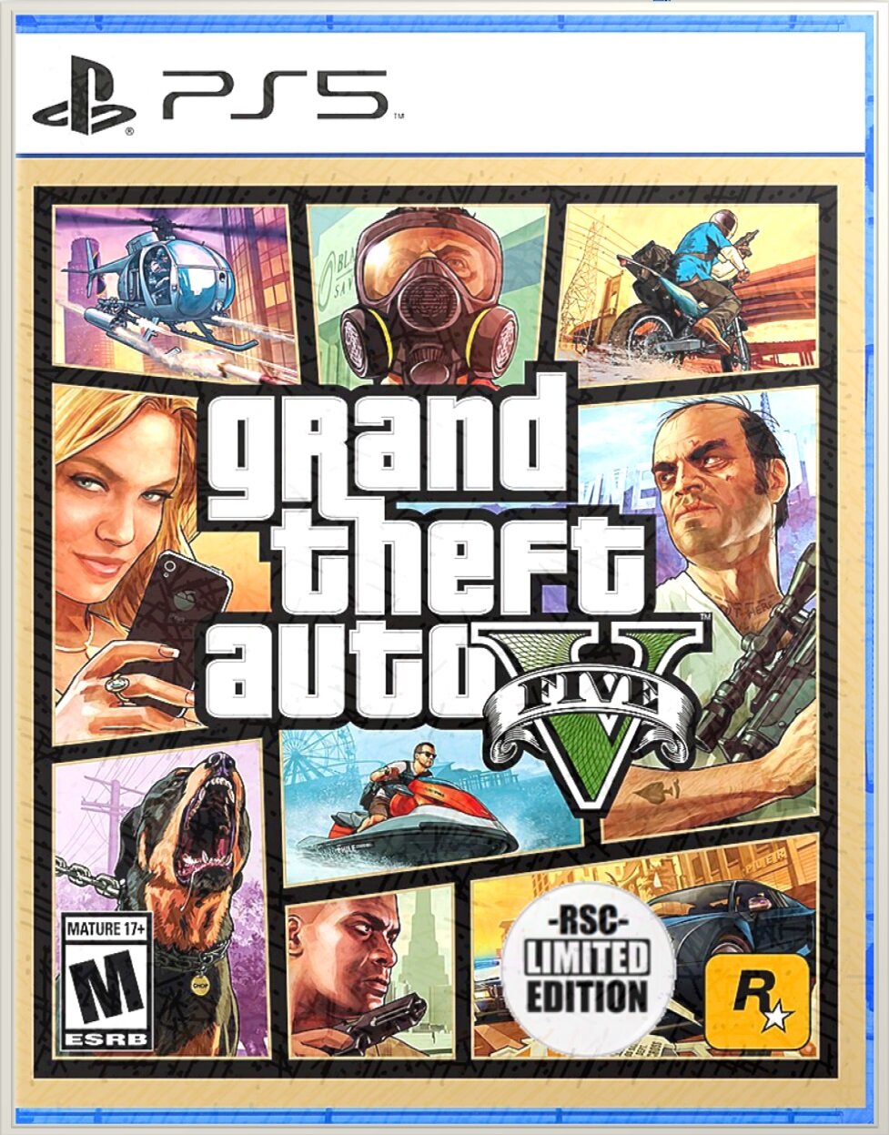 Grand Theft Auto V (GTA): RSC Limited Edition [PS5 русские субтитры]