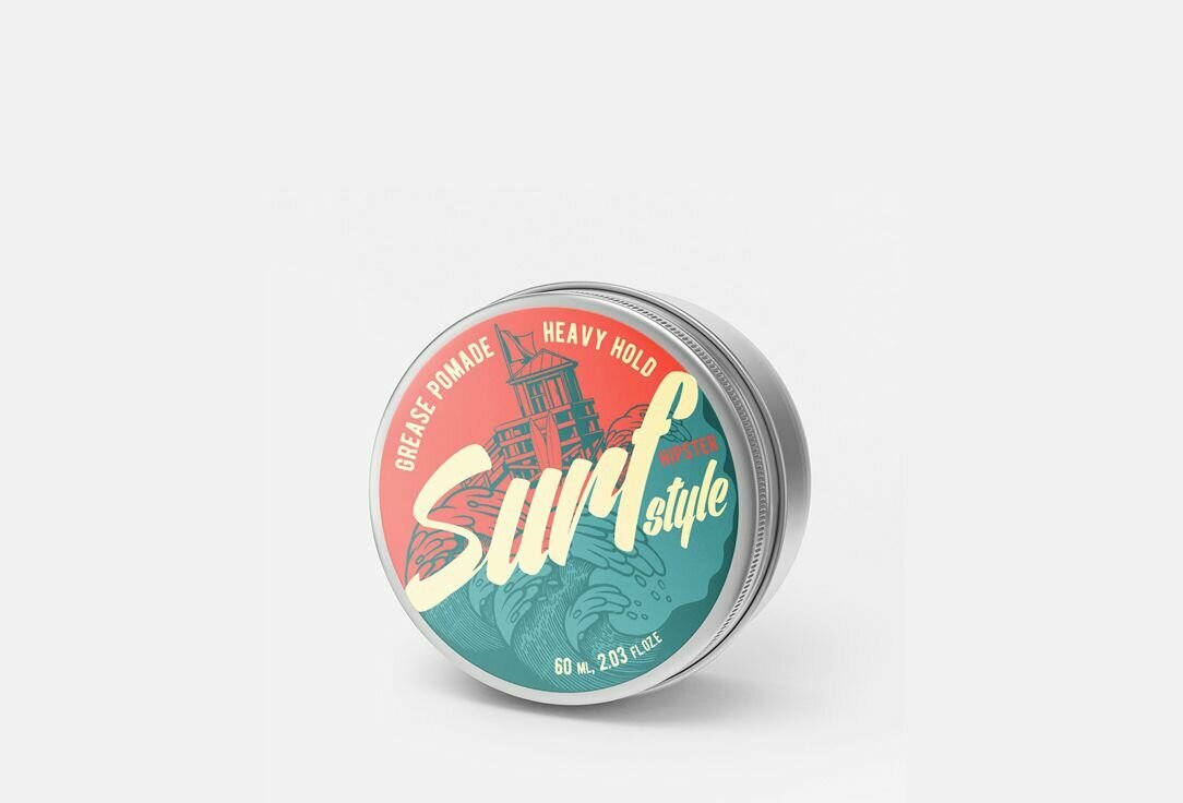 Бриолиновая помада для волос Hipster Surf style Grease Pomade 60 мл