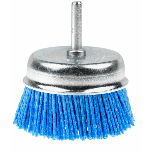 Щетка из нейлона 75мм (чашечная с переходником для дрели) YIDA