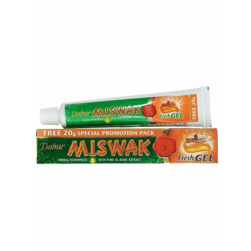 Зубная гель-паста Dabur Miswak, 135 г miswak зубная паста мисвак гель дабур 135г