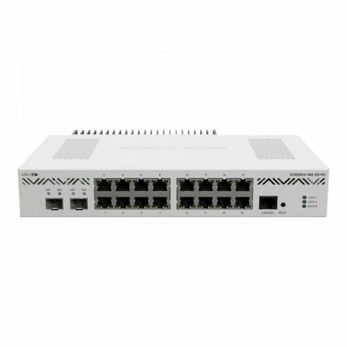 коммутатор mikrotik ccr2004 16g 2s pc 16g 2sfp управляемый Роутер CCR2004-16G-2S+PC