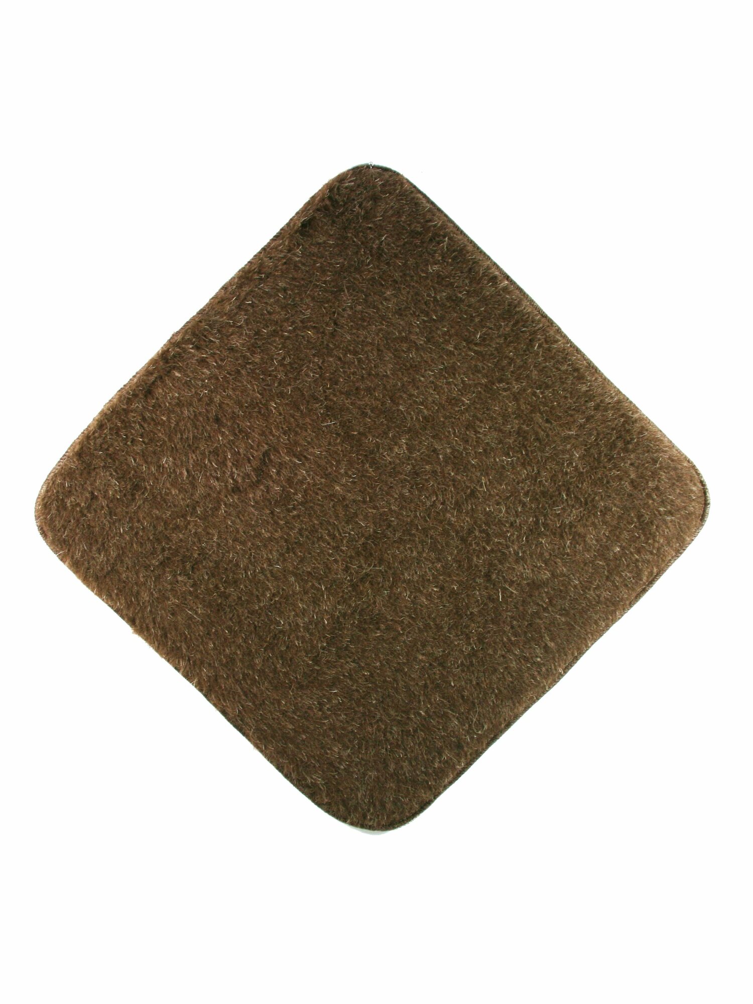 фото Коврик 50х50 см из шерстяного меха и хлопка на стул, табурет, кресло, в сауну, баню, в автомобиль, туристический. Тефия