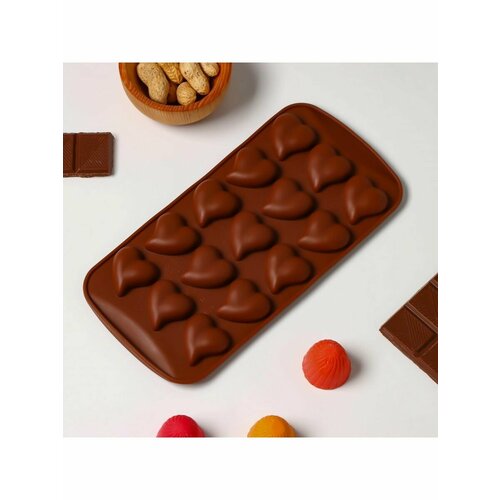 Форма для льда и кондитерских украшений Сердца 585₽