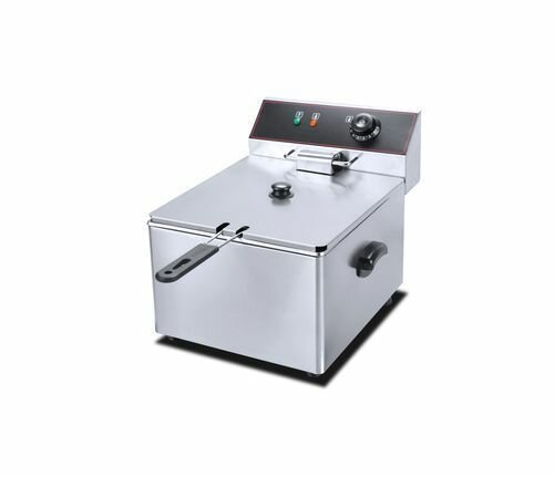 Фритюрница HURAKAN HKN-FD11N. 3.25 кВт, 11 л, нержавеющая сталь, регулятор нагрева