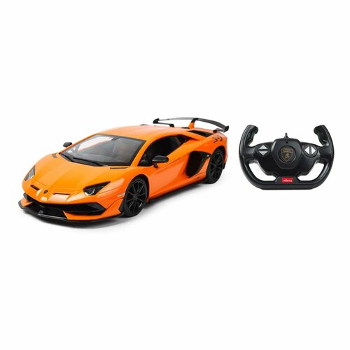 Машина Rastar РУ 1:14 Aventador SVJ Оранжевая 96000 модель машины lamborghini aventador svj 1 43 11 5см 67363 инерционный механизм