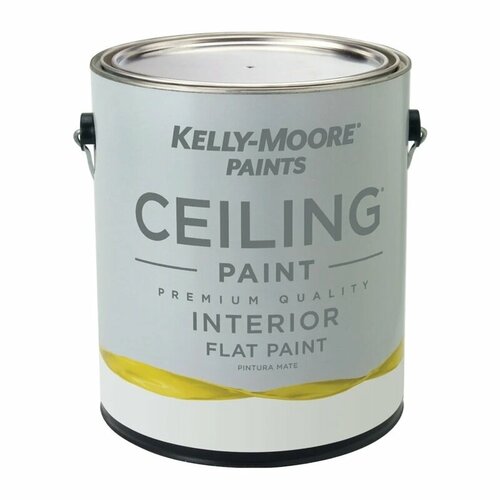 Белоснежная ультраматовая краска для потолков Kelly-Moore Ceiling Paint 3,78 л 10021-1G