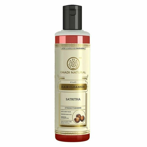 Шампунь Сатритха Кхади Натурал / Hair Cleanser Satritha Khadi Natural , 210 мл. khadi natural шампунь для волос алоэ вера профилактика и лечение перхоти 210 мл