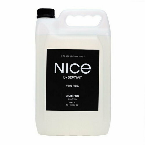 Шампунь для волос NICE by Для Всех Типов Волос FOR MEN, 5 л