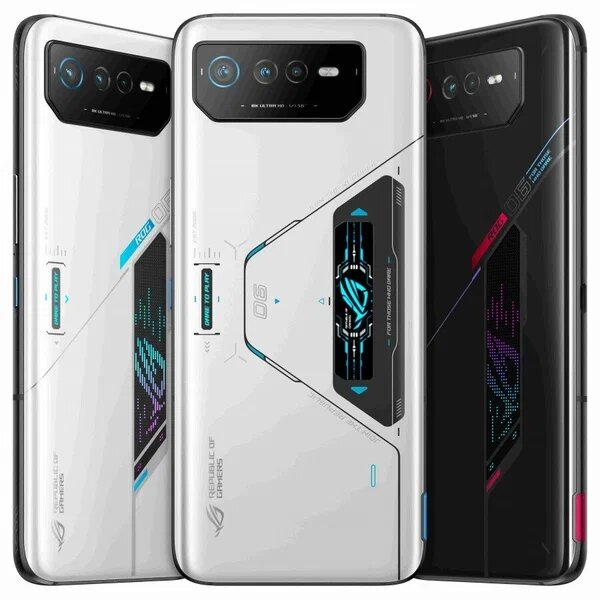 Смартфон ASUS ROG Phone 6 12/256 ГБ Global, Dual nano SIM, storm white