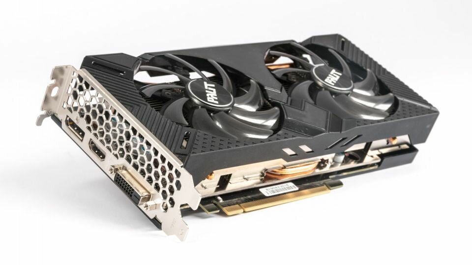 Palit Видеокарта GeForce GTX 1660 SUPER Palit GeForce GTX 1660 SUPER GamingPro 6 ГБ (NE6166S018J9-1160A)