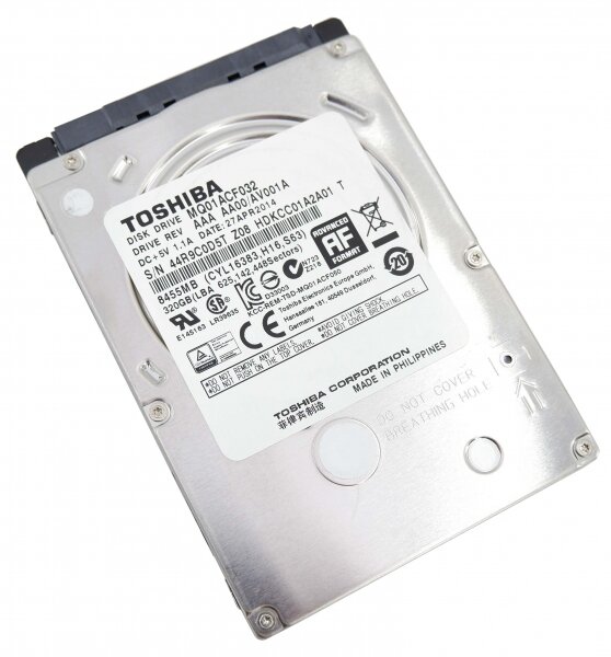 Жесткий диск Toshiba MQ01ACF032 320Gb 7200 SATAIII 2,5" HDD