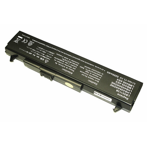 аккумулятор акб аккумуляторная батарея lb52113b для ноутбука lg e300 gs50 le50 lm 11 1в 5200мач черный Аккумуляторная батарея для ноутбука LG E300, GS50, LE50, LM 11.1V 5200mAh LB52113B OEM черная